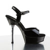 ALLURE-609 Plateau Sandaletten - Schwarz von Pleaser – Ansicht 5