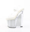 AMAZE-808SRS Plateau Sandaletten Transparent Strass von Pleaser – Ansicht 3