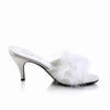 AMOUR-03 Pantoletten - Weiß von Fabulicious – Ansicht 5