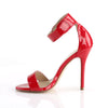 AMUSE-10 Sandaletten Rot Lack von Pleaser – Ansicht 3