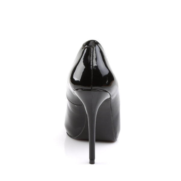 AMUSE-20 Pumps Lack Schwarz von Pleaser – Ansicht 4