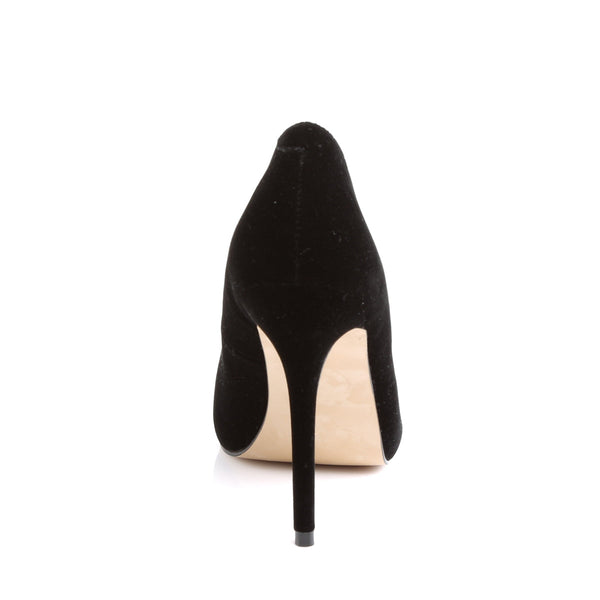AMUSE-20 Pumps Schwarz Samt von Pleaser – Ansicht 4