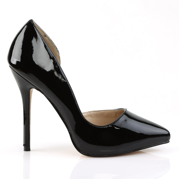 AMUSE-22 Pumps Lack Schwarz von Pleaser – Ansicht 5