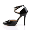 AMUSE-25 Pumps Lack Schwarz von Pleaser – Ansicht 3