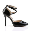 AMUSE-25 Pumps Lack Schwarz von Pleaser – Ansicht 5