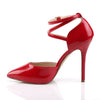 AMUSE-25 Pumps Lack Rot von Pleaser – Ansicht 3