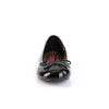 ANNA-01 Ballerina Schuhe Schwarz Lack Leo von Pleaser Pink Label – Ansicht 2