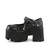 ASHES-33 Plateau Schuhe Schwarz Matt von DemoniaCult – Ansicht 3