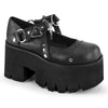 ASHES-33 Plateau Schuhe Schwarz Matt von DemoniaCult