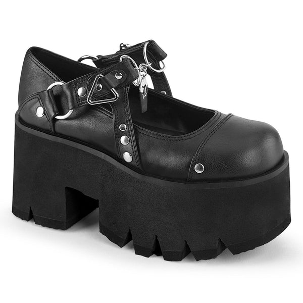 ASHES-33 Plateau Schuhe Schwarz Matt von DemoniaCult