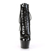 ASPIRE-1020 Plateau Stiefeletten Schwarz Lack von Pleaser – Ansicht 2