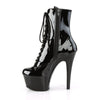 ASPIRE-1020 Plateau Stiefeletten Schwarz Lack von Pleaser – Ansicht 3