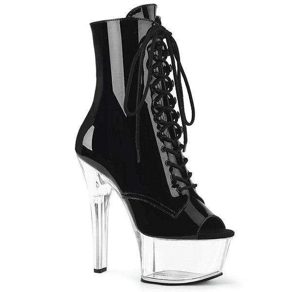 ASPIRE-1021 Plateau Stiefeletten - Schwarz von Pleaser