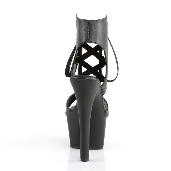ASPIRE-600-14 Plateau Sandaletten schwarz von Pleaser – Ansicht 4