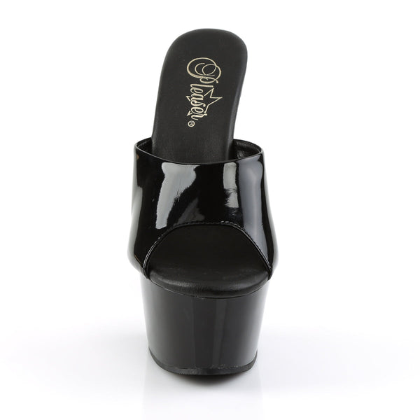 ASPIRE-601 Plateau Pantoletten Lack Schwarz von Pleaser – Ansicht 2