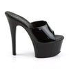 ASPIRE-601 Plateau Pantoletten Lack Schwarz von Pleaser – Ansicht 5