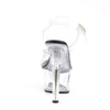 ASPIRE-608 Plateau Sandaletten Schwarz/Transparent von Pleaser – Ansicht 4