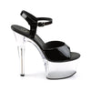 ASPIRE-609 Plateau Sandaletten Transparent/Schwarz von Pleaser – Ansicht 5