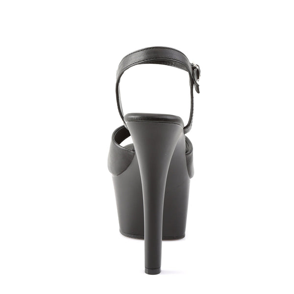 ASPIRE-609 Plateau Sandaletten Schwarz von Pleaser – Ansicht 4