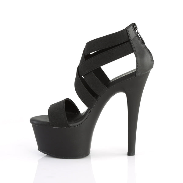 ASPIRE-669 Plateau Sandaletten - Schwarz von Pleaser – Ansicht 3