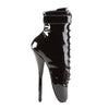 BALLET-1025 Stiefeletten Schwarz Lack von Devious – Ansicht 5