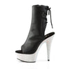 BEJEWELED-1018DM-6 Plateau Stiefeletten - Schwarz von Pleaser – Ansicht 3