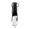 BEJEWELED-1018DM-6 Plateau Stiefeletten - Schwarz von Pleaser – Ansicht 4