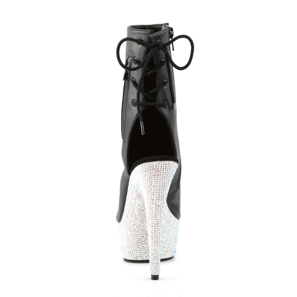 BEJEWELED-1018DM-6 Plateau Stiefeletten - Schwarz von Pleaser – Ansicht 4