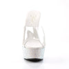 BEJEWELED-601DM Plateau Pantoletten - Silber von Pleaser – Ansicht 2