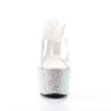 BEJEWELED-701MS Plateau Pantoletten Glitzer von Pleaser – Ansicht 2