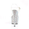 BEJEWELED-708MS Plateau Sandaletten Silber von Pleaser – Ansicht 4