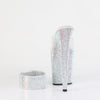 BEJEWELED-812RS Plateau Pantoletten Silber Glitzer von Pleaser – Ansicht 4