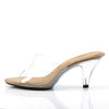 BELLE-301 Pantoletten Transparent/Tan von Fabulicious – Ansicht 3