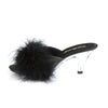 BELLE-301F Pantoletten - Schwarz von Fabulicious – Ansicht 3