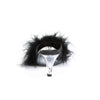 BELLE-301F Pantoletten - Schwarz von Fabulicious – Ansicht 4