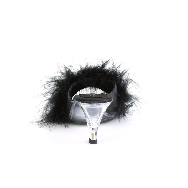 BELLE-301F Pantoletten - Schwarz von Fabulicious – Ansicht 4