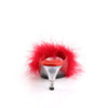 BELLE-301F Pantoletten Rot von Fabulicious – Ansicht 4