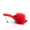 BELLE-301F Pantoletten Rot von Fabulicious – Ansicht 5