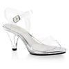 BELLE-308 Sandaletten Transparent von Fabulicious