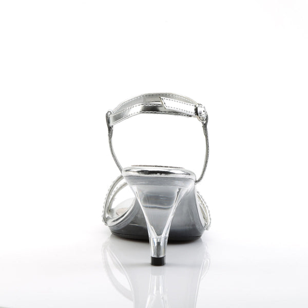 BELLE-316 Sandaletten Silber Glitzer von Fabulicious – Ansicht 4