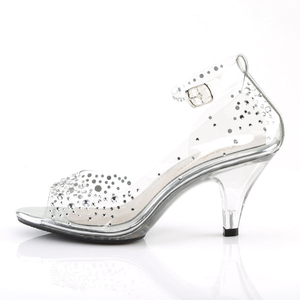 BELLE-330RS Sandaletten Transparent von Fabulicious – Ansicht 3