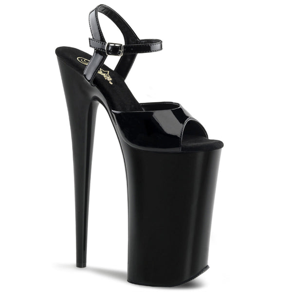 BEYOND-009 Plateau Sandaletten High Heels - Schwarz von Pleaser