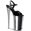 BEYOND-009 Plateau Sandaletten Schwarz/Chrom von Pleaser