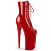 BEYOND-1020 Stiefelette Plateauschuhe Rot von Pleaser
