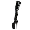 BEYOND-4000 Plateau Overknee Stiefel Lack Schwarz von Pleaser – Ansicht 3