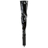 BEYOND-4000 Plateau Overknee Stiefel Lack Schwarz von Pleaser – Ansicht 4