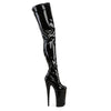 BEYOND-4000 Plateau Overknee Stiefel Lack Schwarz von Pleaser – Ansicht 5