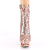 BLONDIE-R-1009 Plateau Stiefeletten - Rose Gold von Pleaser – Ansicht 2