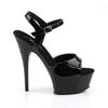 CAPTIVA-609 Plateau Sandaletten Schwarz Strass von Pleaser – Ansicht 5