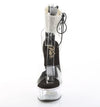 CAPTIVA-624RS Plateau Sandaletten Schwarz/Transparent Strass von Pleaser – Ansicht 2